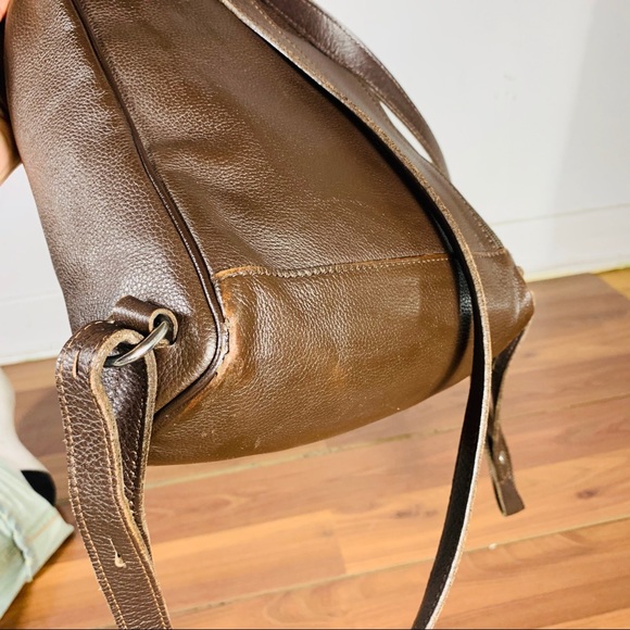 Longchamp small leather backpack - Picture 7 of 12